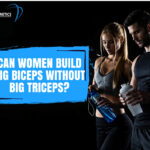 Some male bodybuilders appear to have very large biceps and comparatively small triceps, and some women would like to build a similar look. So, can women build big biceps in that way? Women can build noticeably larger biceps with consistent training. However, the "big biceps, small triceps" look does not match how the upper arm is built, or how bodybuilders' arms actually develop.